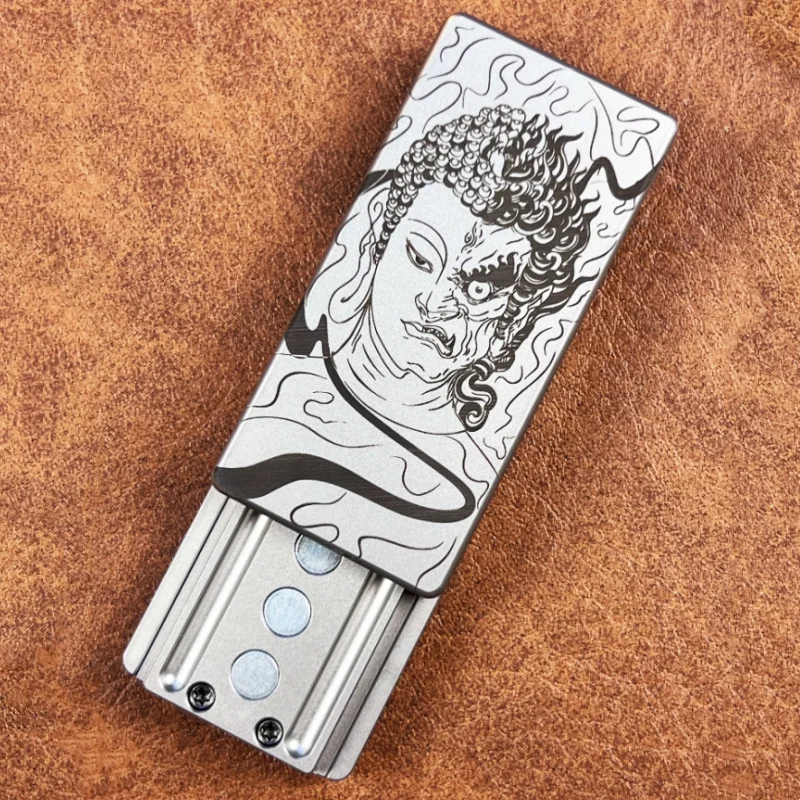 Angry Vajra EDC Slider silver1