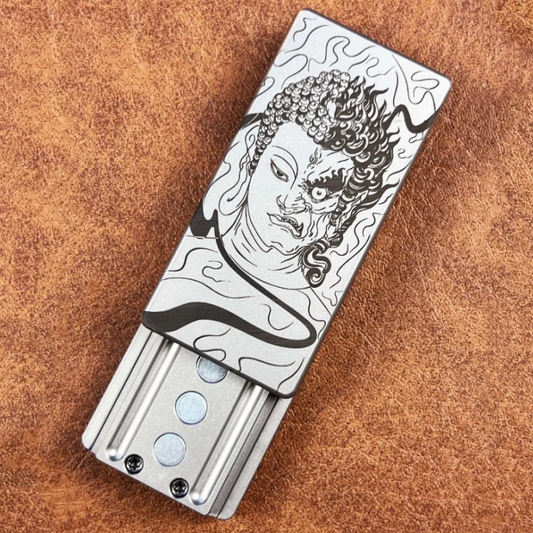 Angry Vajra EDC Slider silver1